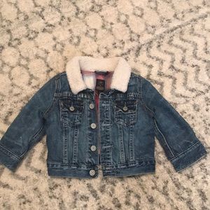 Gap blue jean coat size 18-24mo